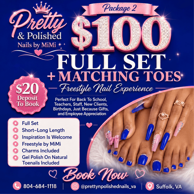 MiMi Freestyle Nail Experience at Pretty N Polished Nails by Mi Mi in Suffolk, VA